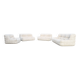 Ligne Roset Kashima set: 1x 1zit, 2x 2zit en 1x 3zit Beige Corduroy 10/10!!