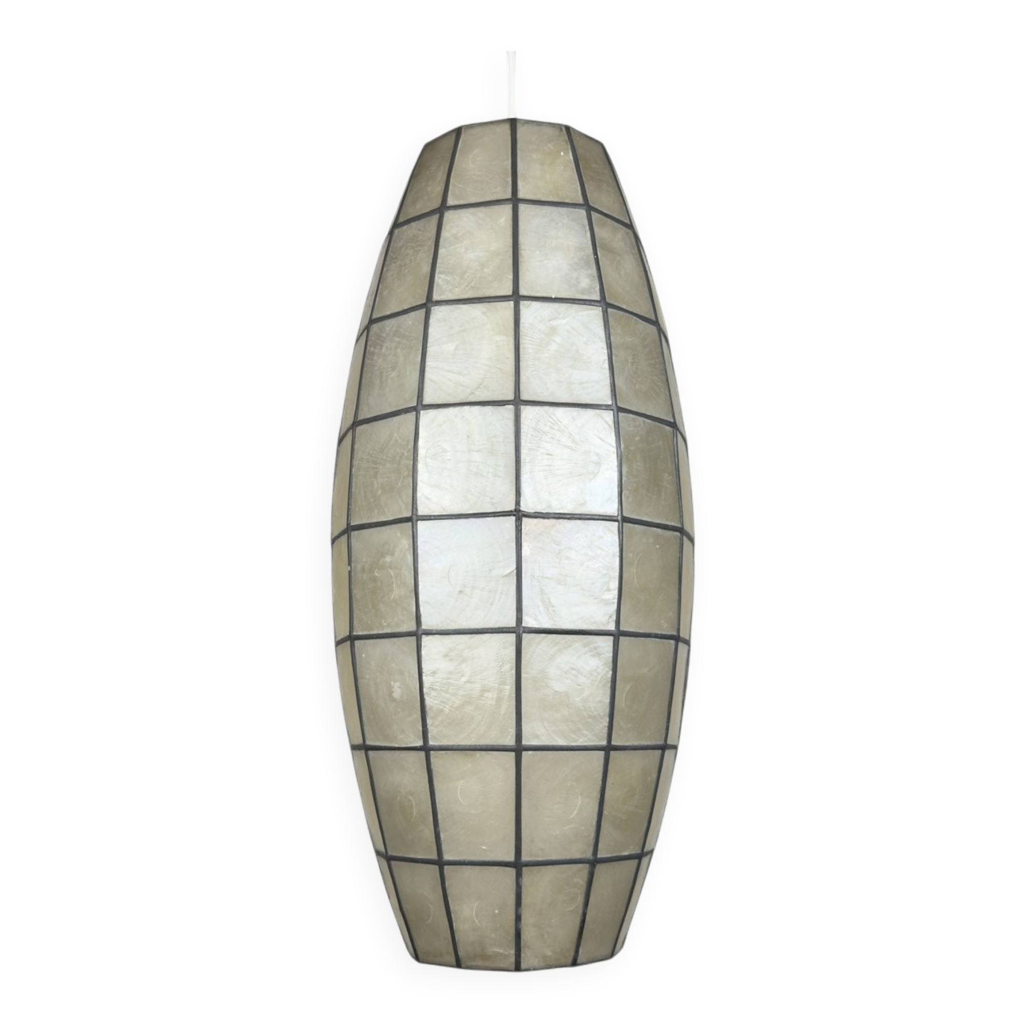 Vintage Capiz Shell Pendant, Italy, 1960s