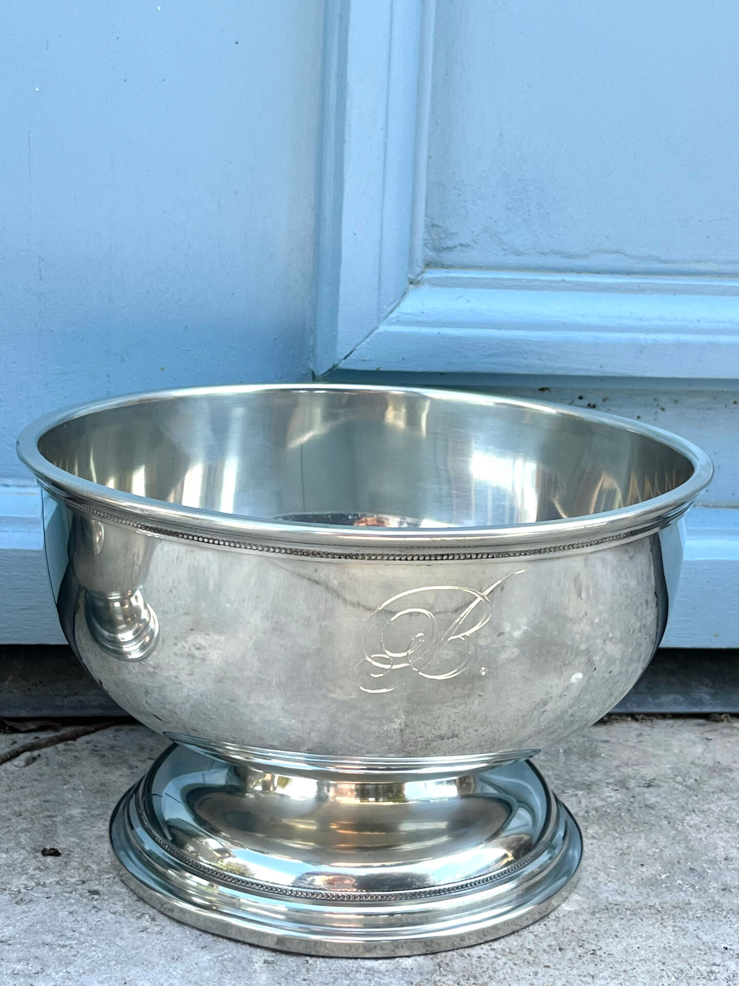 Champagne Cooler Buckets – Pedestal Wine Ice Bowls Banks Monogram