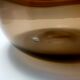 Postmodern brown incalmo murano glass vase