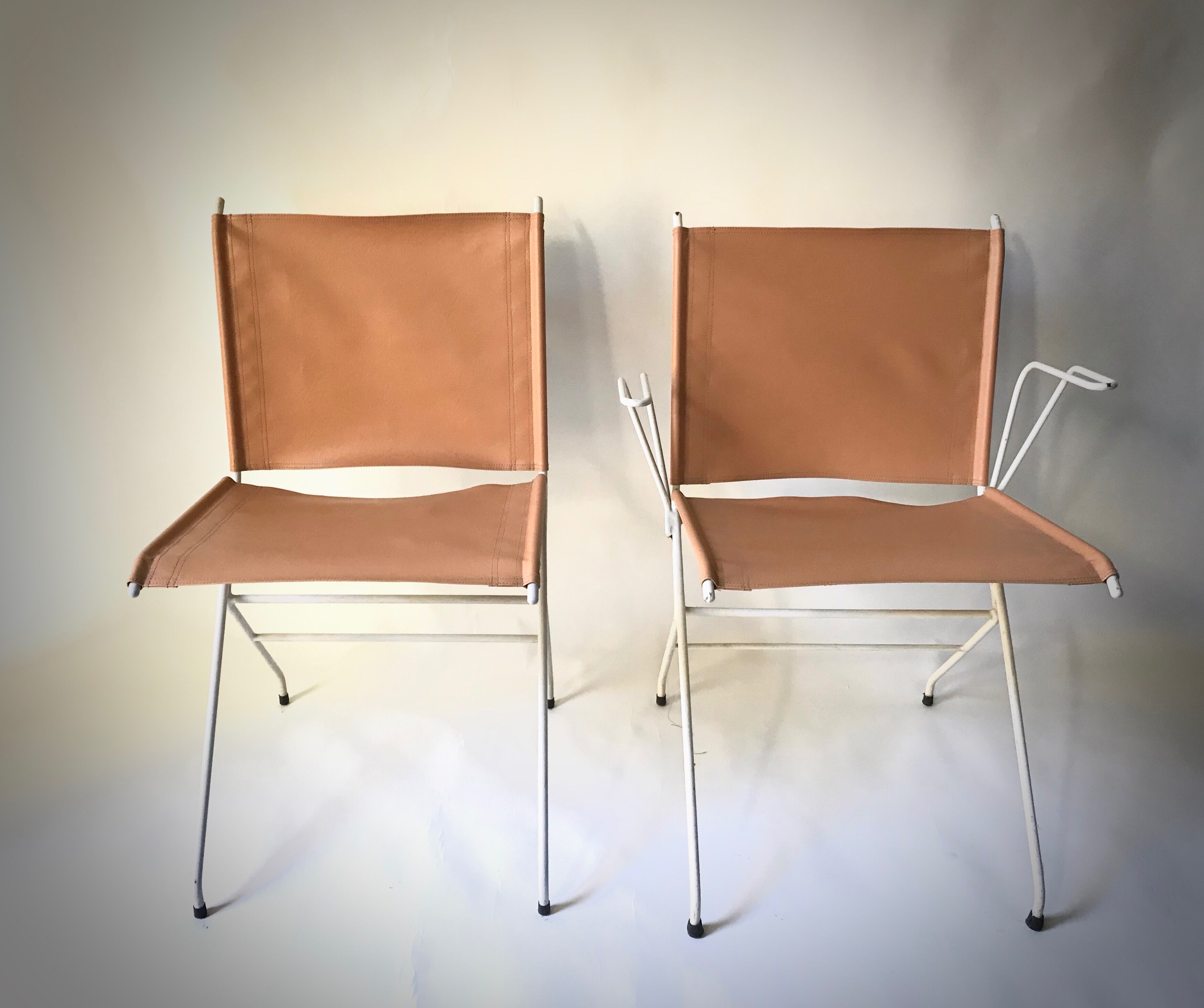 2 chairs of Raoul Guys 1950s