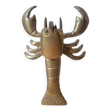 Homard cendrier/encrier en laiton