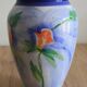 Vase à fleurs en céramique décor floral