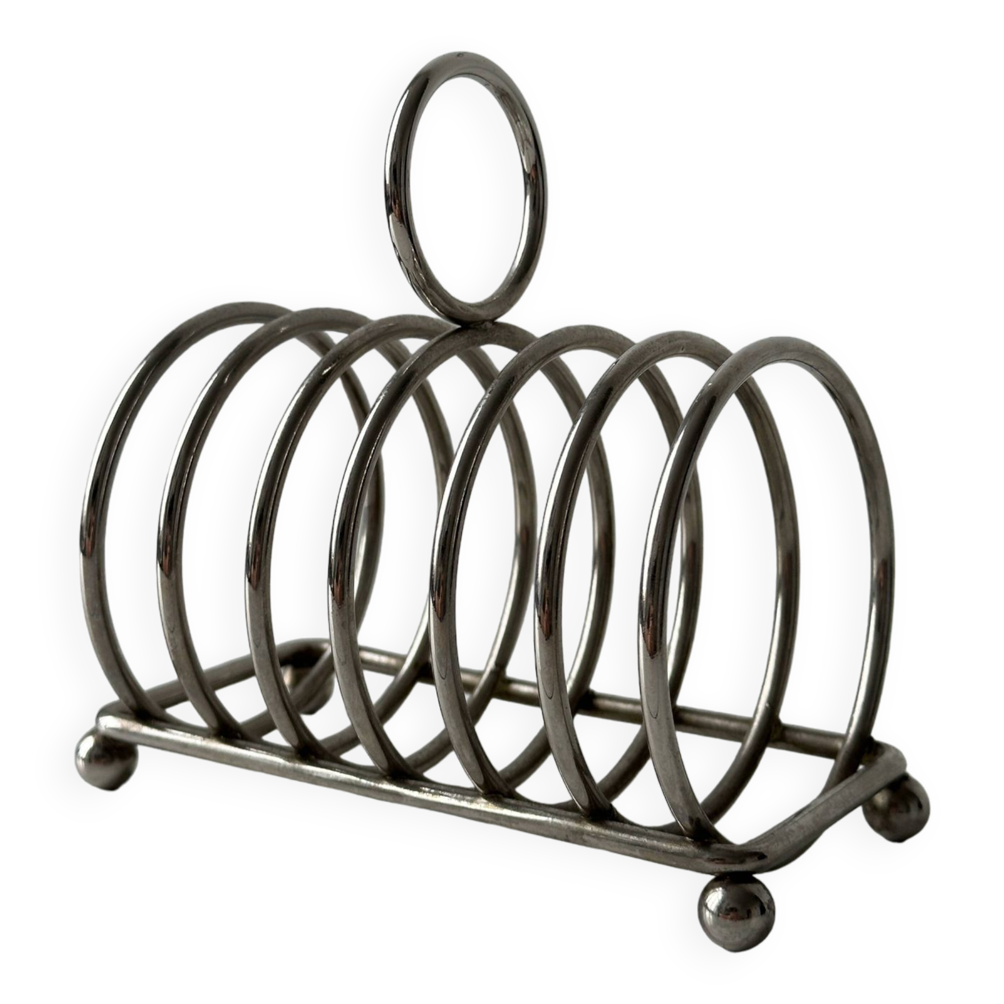 Old metal toast rack