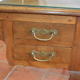 Oak with 5 drawers desk