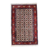 Tapis Vintage Indien Mahal Fait Main en Laine – Années 1970 – 78 x 125 cm