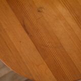 Vintage tripod wooden stool 1970