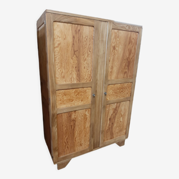 Armoire parisienne chêne massif