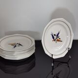 Set of dessert plates St Amans model IRMA