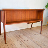 Mid-Century Danish Teak Desk by Gunner Nielsen for Tibergaard, 1960s