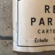 Old school map of Paris