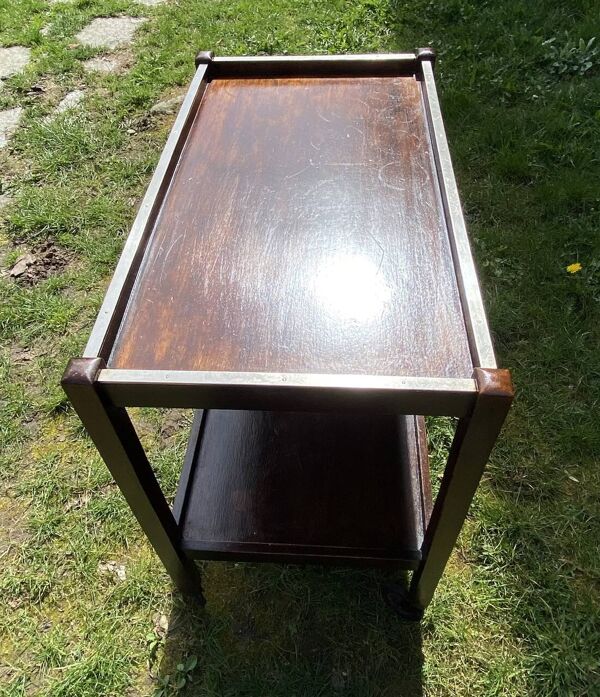 Desserte, table roulante, estampillée ElloRolls années 60/70