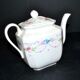 Old Paris porcelain herbal tea pot – hand-painted polychrome decoration, 19th century