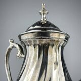 Vintage silver-plated coffee pot by Royal Sheffield, England, 1950s.