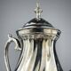 Vintage silver-plated coffee pot by Royal Sheffield, England, 1950s.