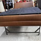 Fauteuil chauffeuse skaï 60’s