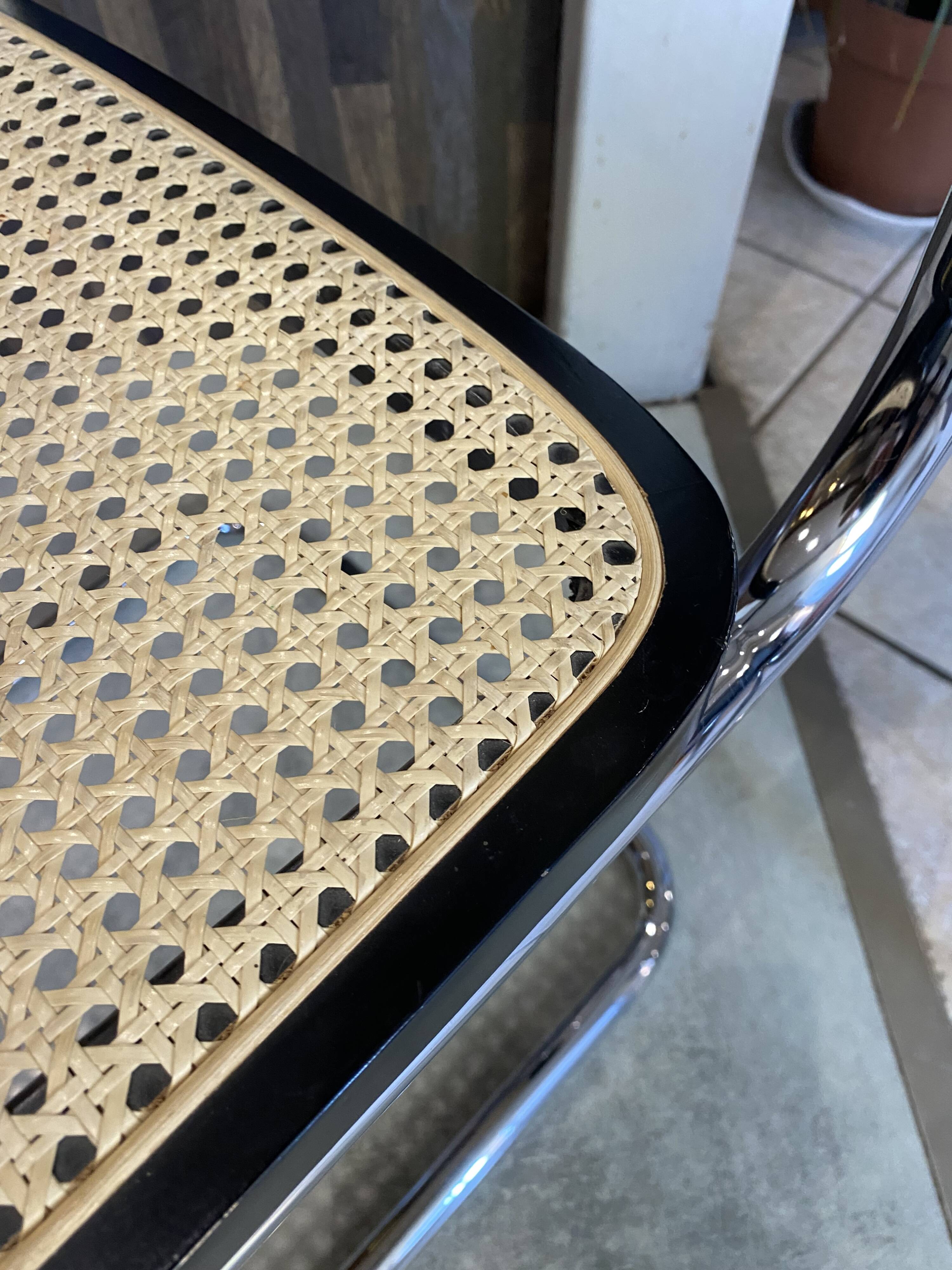 Cesca B32 chair vintage Marcel Breuer Italy