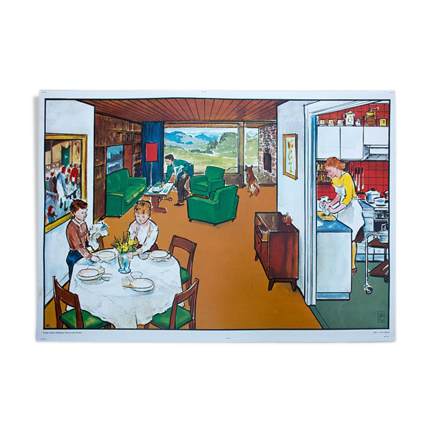 Affiche par Quirin Haslinger, Linz, Autriche, 1964