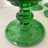 Baroque style stemmed glasses