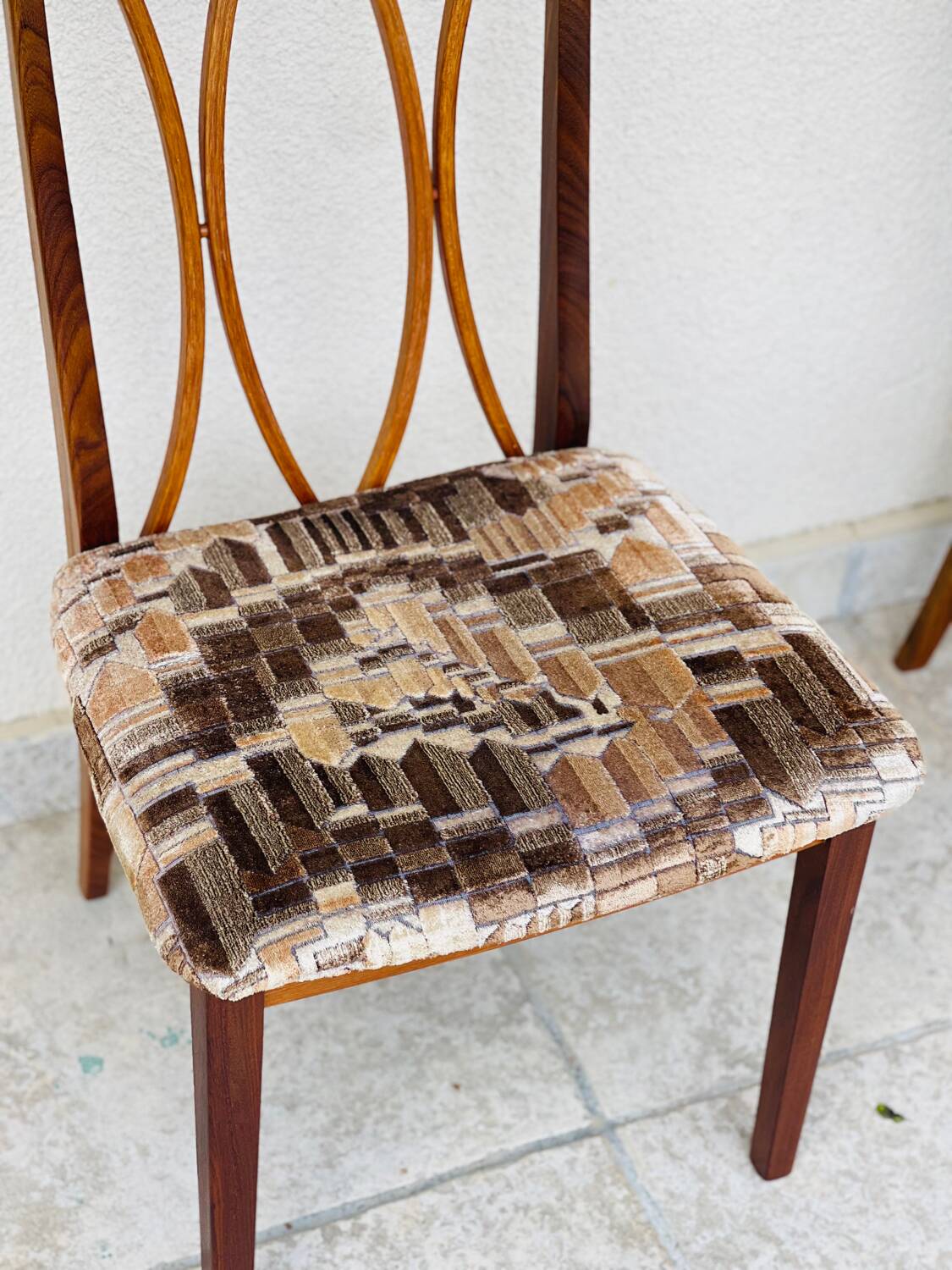 Chaise et fauteuil vintage 1960