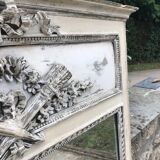 Large trumeau mirror 167x99cm