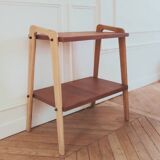 Renovated vintage Scandinavian style modernist shelf, 1960s.