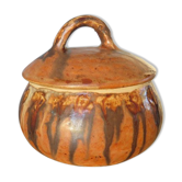 Enamelled stoneware box Jospeh Talbot in la borne 40s 50s
