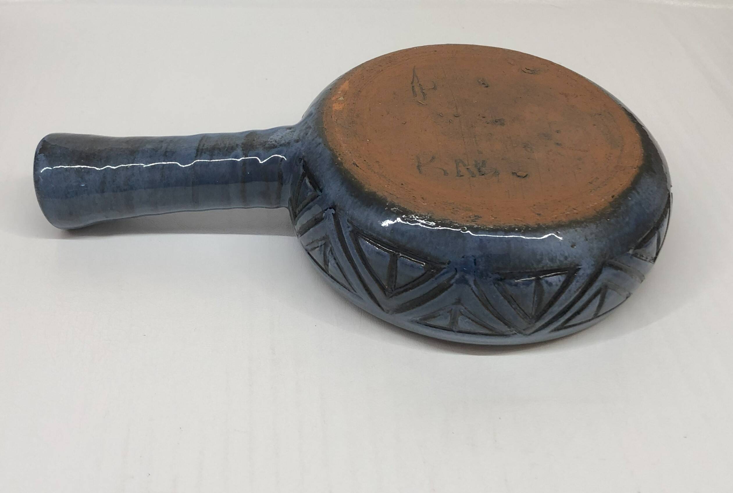 Scandinavian ceramic fondue pot