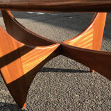 Astro oval coffee table - designer Victor Wilkins - edition g plan - 1960