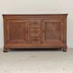 Antique solid wood workbench, dough cabinet from the 18th century.