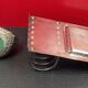 Silver metal toast holder, set of 2