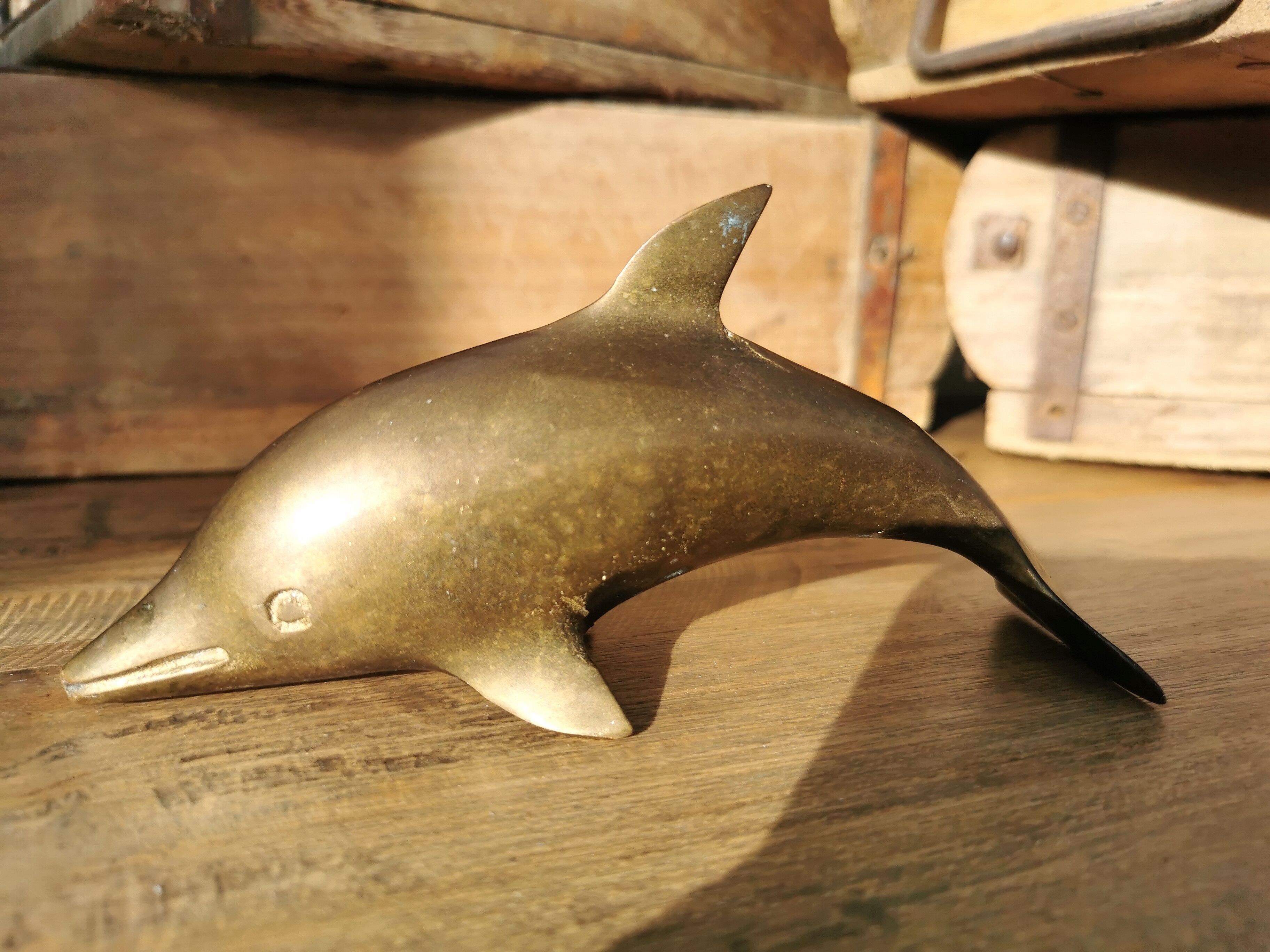 Brass dolphin