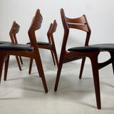 Erik Buch Chairs Set of 4 in Teak Model 130