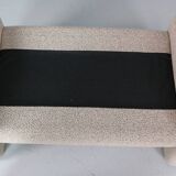 Vico Magistretti "Maralunga" 3-seater and footstool re-upholstered For Cassina