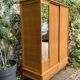Vintage wardrobe with compass feet 1960