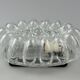 60s 70s wall lamp made of glass & metal bubble wall sconce space age design