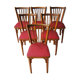 Lot de 6 chaises bistrot Baumann