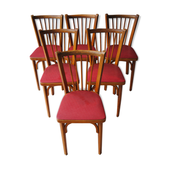 Set of 6 Bistro Baumann chairs