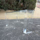 Octagonal Lucite coffee table by David Lange from the 1970s.