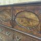 Commode anglaise en acajou des années 1950