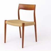 Niels Moller Chair - Repaired, 1950s, Model 77, Danish Teak