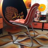 Vintage wired chair 70