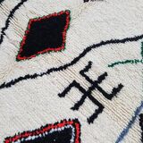 Moroccan Berber rug 219 x 140 cm Azilal wool rug