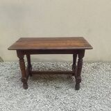Table basse en chêne XIX siècle