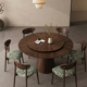 Modern set of 6 dining chairs, jacquard upholstery with patterns.