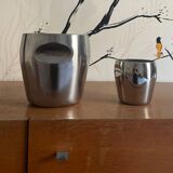 Buckets for cooling champagne and wine Alessi Alfra model 872 by Luigi Massoni and Carlo Mazerri