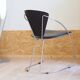 Linda chair in metal and leather by arrben