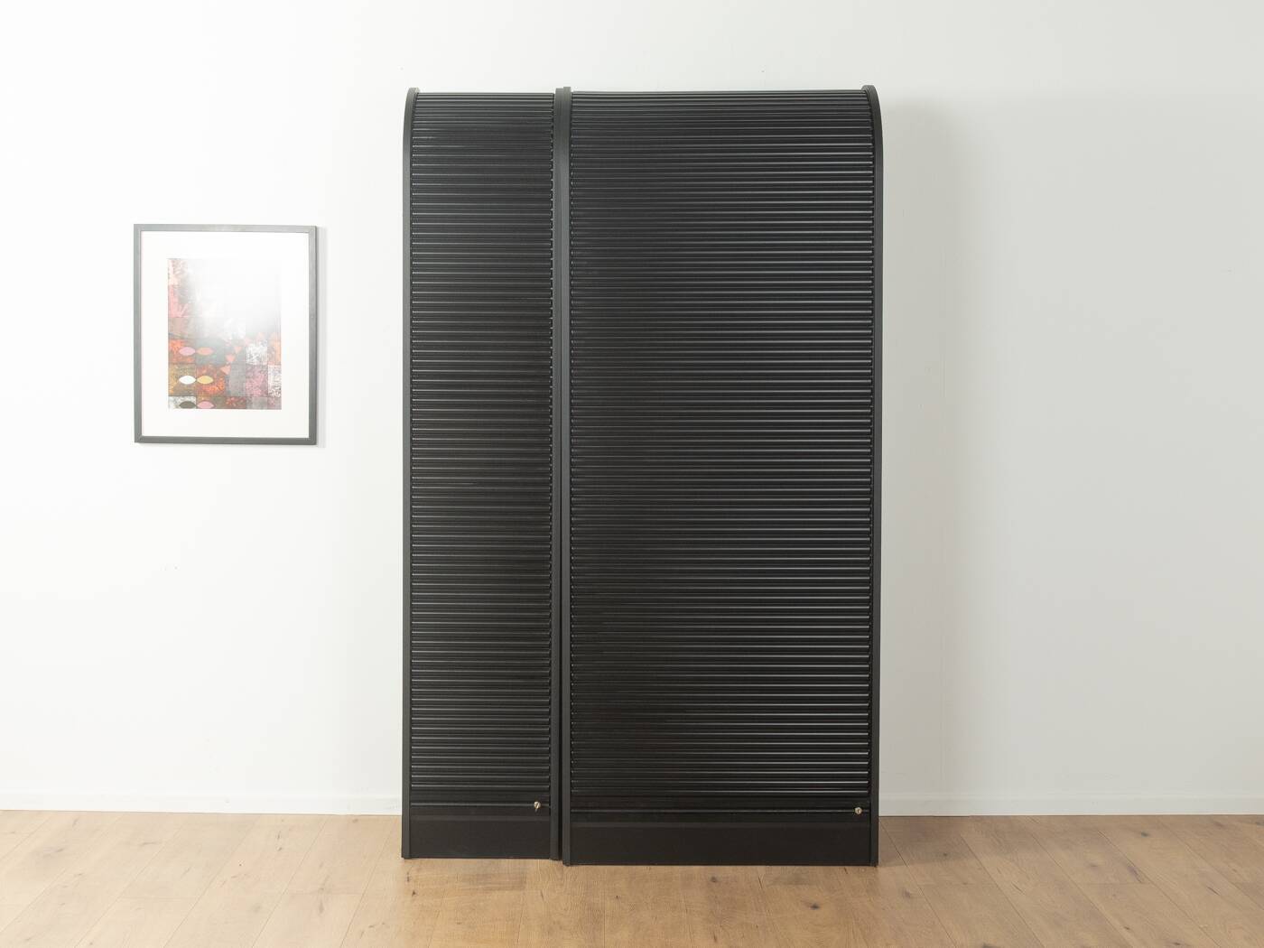 Tambour door cabinet set in the style of Aldo van den Nieuwelaar, vintage