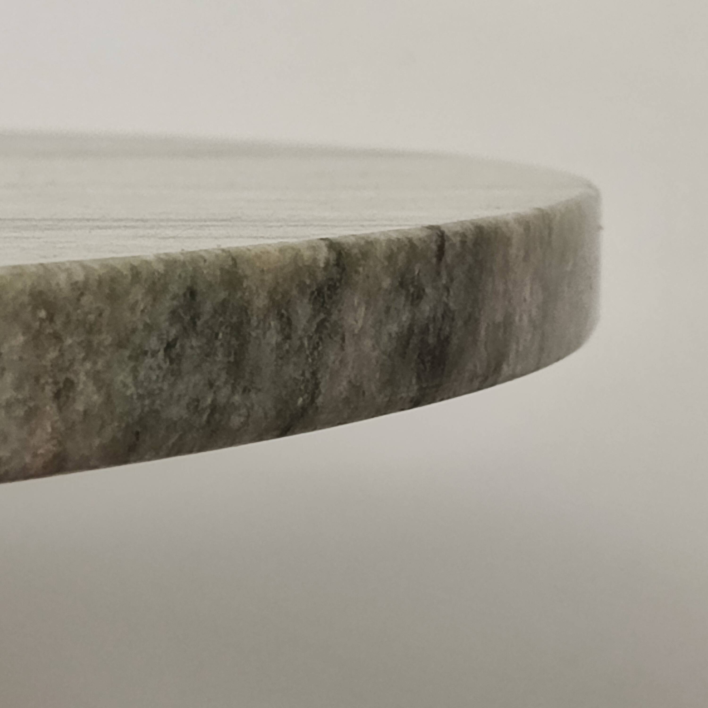 Marble and wrought iron coffee table