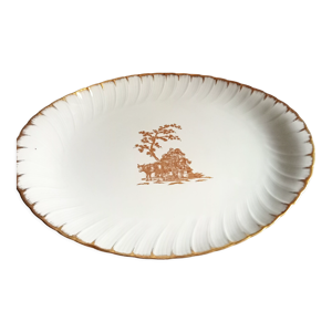 plat ovale porcelaine